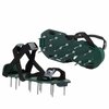 Gardenised Lawn and Garden Aerator Spike Shoe With 3 Metal Buckle Straps, Green Spiked Sandal QI004603.GN